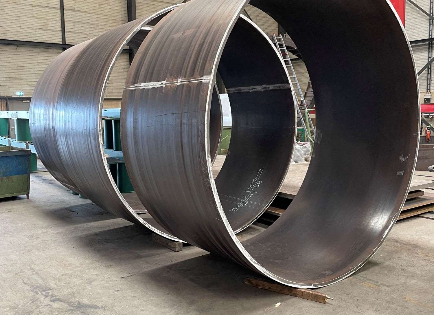 WELDED TUBES PRODUCED FROM STOCK SHEETS.